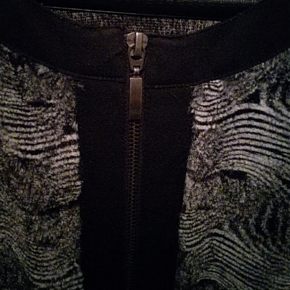 [3/$60] Black & Grey zipper jacket - Picture 3 of 5